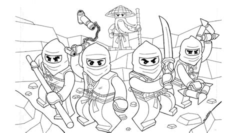 Dibujo De Ninjago Para Colorear Y Pintar 17318