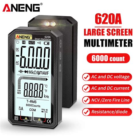 ANENG 620A Multimetro Digitale Display LCD Da 4 7 Pollici AC DC