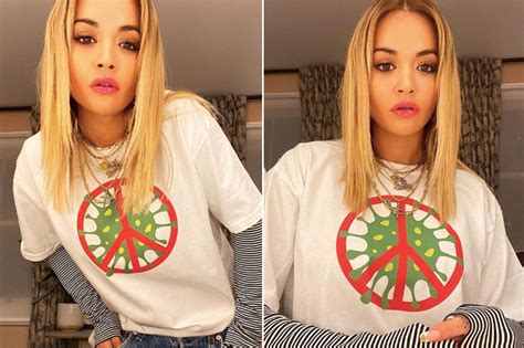 Rita Ora Launches Stop The Spread Coronavirus Charity Merch