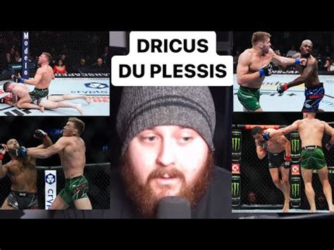 Mma Guru Reacts To Every Dricus Du Plessis Finish Youtube