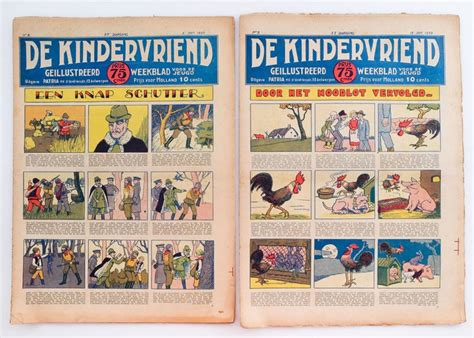 De Kindervriend 4 Jaargangen In 197 Losse Weekbladen Catawiki