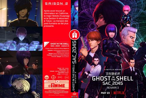 Jaquette Dvd De Ghost In The Shell Sac 2045 Saison 2 Custom Cinéma