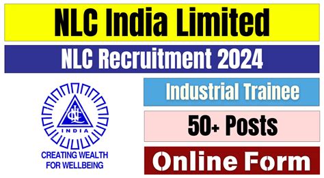 Nlc Industrial Trainee Finance Vacancy Online Form Punjab Job Alert