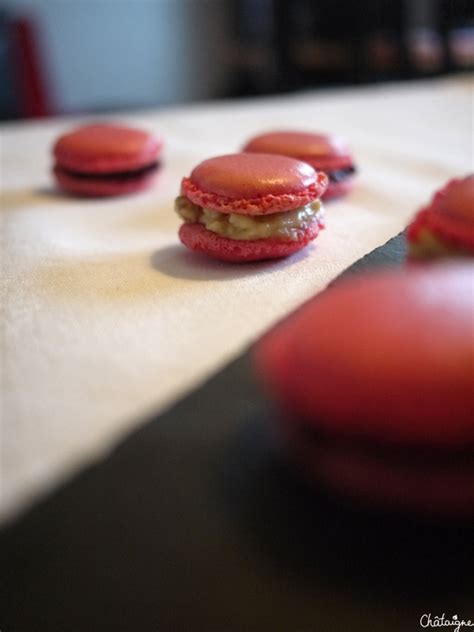 Macarons fruits rouges et Rhum raisins LA recette Blog de Châtaigne