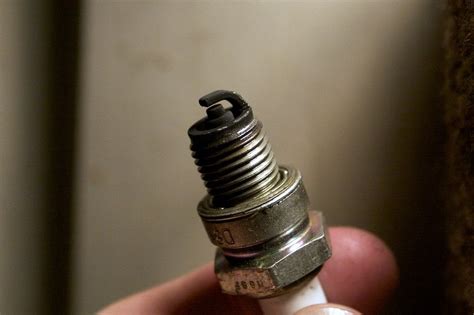 Heavy Carbon Buildup On Spark Plug