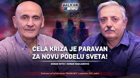 AKTUELNO Goran Mitić i Goran Marjanović Cela kriza je paravan za