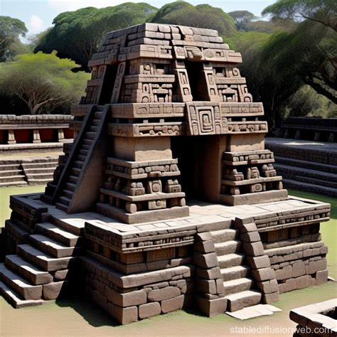 Aztec Temple Sacrificial Altar Stable Diffusion Online