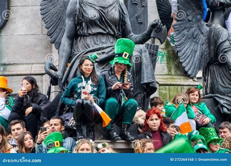 Stpatricks Day Celebrations Dublin 2023 Editorial Stock Photo Image