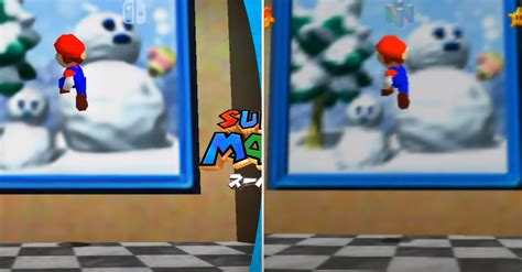 Super Mario 64 Original Vs Super Mario 3d All Stars Graphics Comparison The Gonintendo