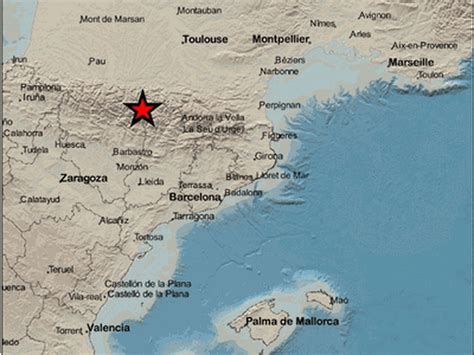 Registrado Un Ligero Terremoto De Magnitud 3 7 En La Provincia De Lleida