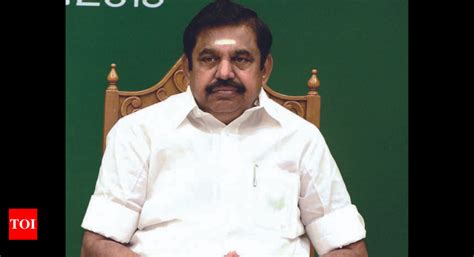 Edappadi K Palaniswami: O Panneerselvam's actions attract disqualification says AIADMK leader ...