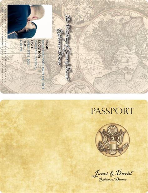 Passport Inside Template