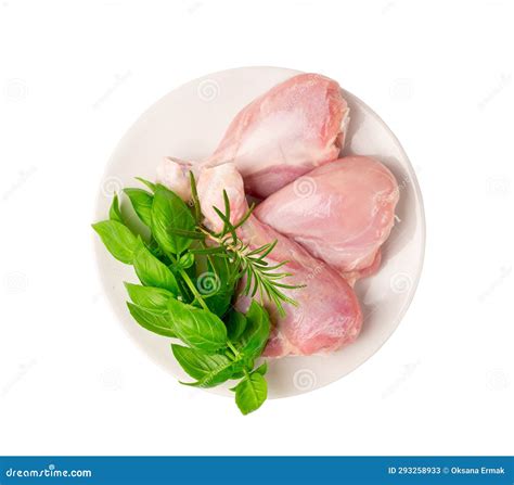 Raw Chicken Drumsticks Isolated Uncooked Poultry Legs Fresh Hen Meat