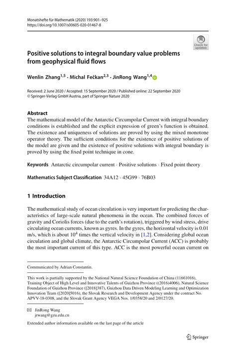 Pdf Positive Solutions To Integral Boundary Value Problems From