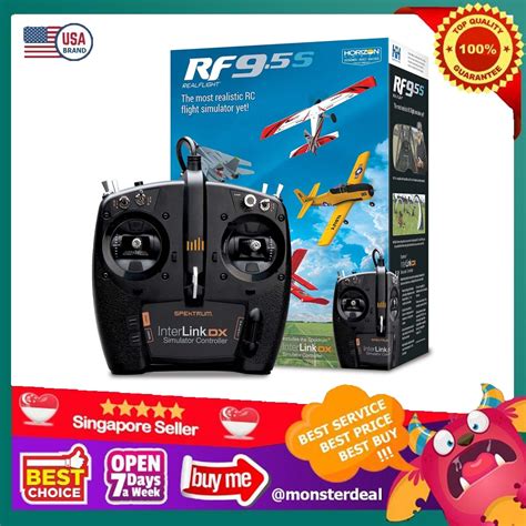 Realflight 9 5s Rc Flight Sim With Interlink Controller Rfl1200s Black Everything Else On