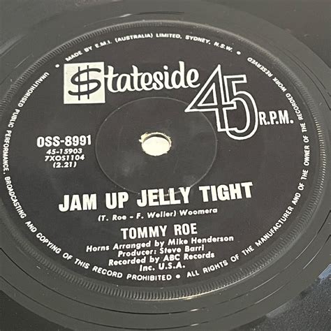 Tommy Roe Jam Up Jelly Tight Moontalk 7 Vinyl Ep Record Vintage 1969