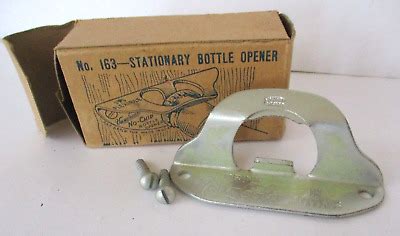 Vintage Coca Cola Stationary Bottle Opener Made In USA No 163 In Box