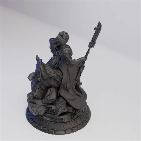 Hot Goblin オリタとオオカミ ミニチュア ホットゴブリン 東洋風 戦士