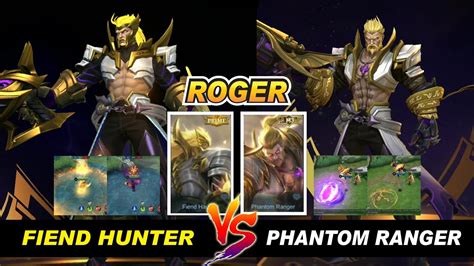 ROGER M3 PRIME NEW SKIN COMPARISON M3 Phantom Ranger VS Fiend Hunter