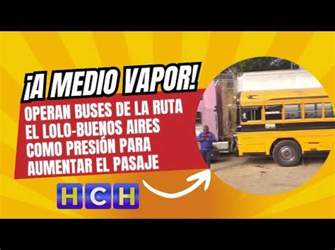 A Medio Vapor Operan Buses De La Ruta El Lolo Buenos Aires Como