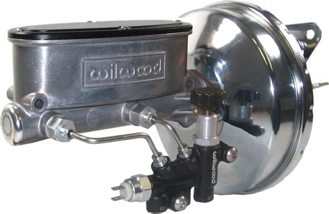 New Chrome Power Brake Booster Wilwood Master Cylinder Set With