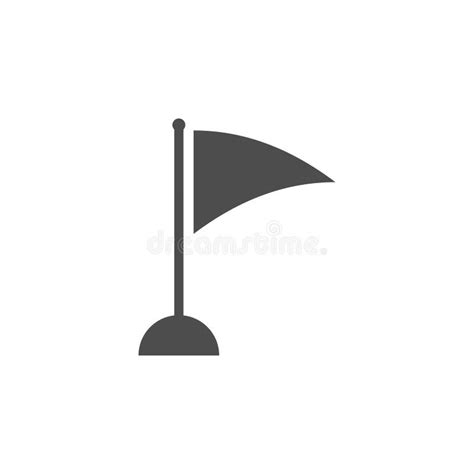 Golf Flag Icon Vector Isolated 3 Stock Vector Illustration Of Vector