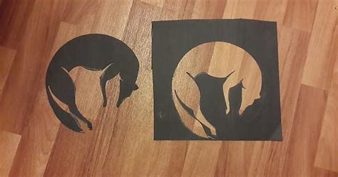 A Fox Stencil I Ll Be Putting On My Kayak Tomorrow Imgur