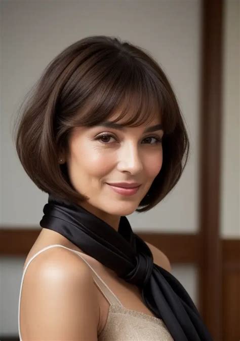 Chic Voluminous Rounded Bob TheHairStyleTrends