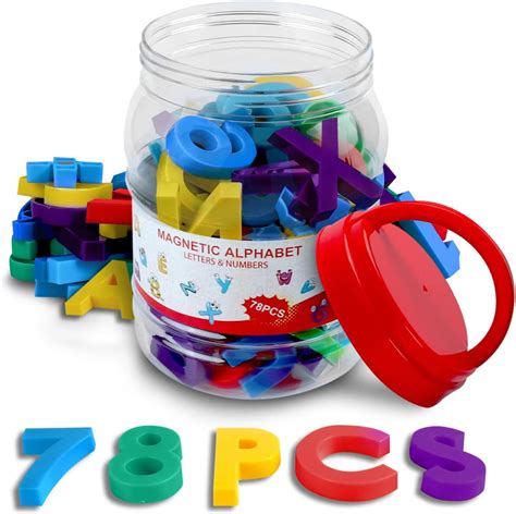 Buy Magnetic Letters And Numbers Stronger Magnets Design Alphabet Abc