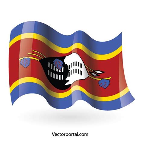 Bandeira Da Suazil Ndia Imagem Royalty Free Stock Svg Vector