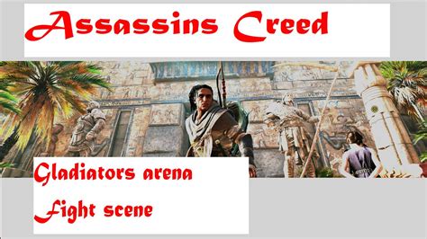 Assassins Creed Origins Gladiators Arena Cz Tit Youtube