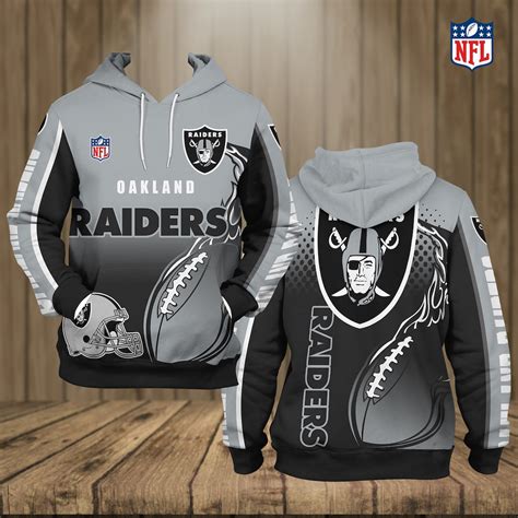 Las Vegas Raiders Nfl Team Hoodies 3d Pullover Hoodies For Men Etsy