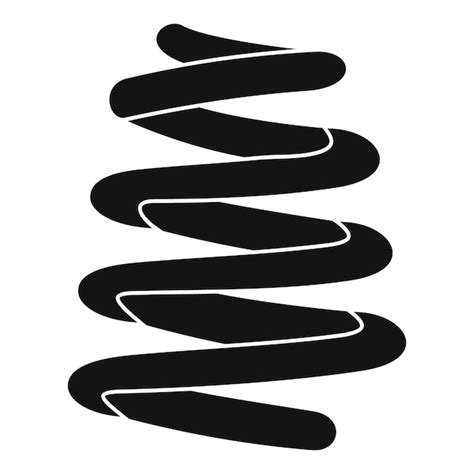 Fr Hlingsspulen Symbol Einfache Illustration Des Fr Hlings Spiral