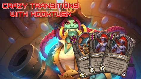 Crazy Transitions With Hooktusk Hearthstone Battlegrounds Youtube