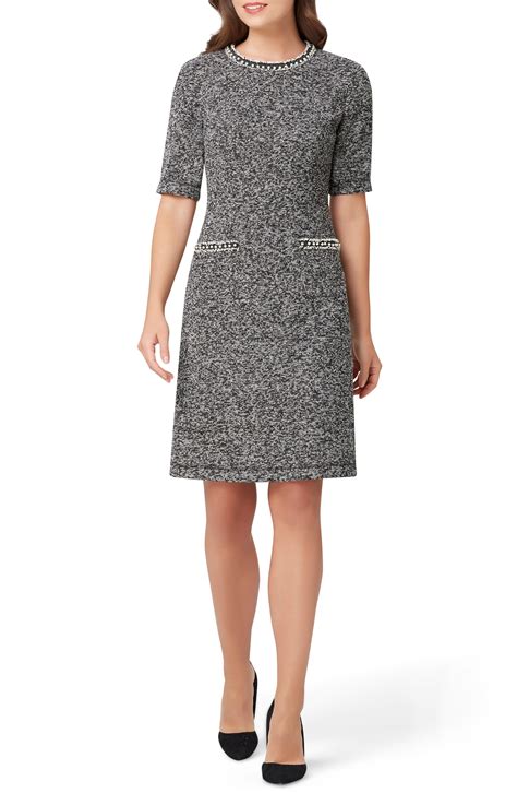 Tahari Bouclé Knit Sheath Dress Nordstrom