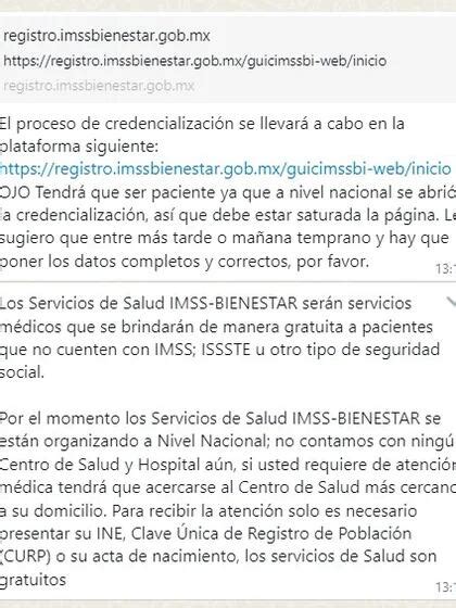 Así Puedes Obtener Tu Credencial Imss Bienestar A Través De Whatsapp