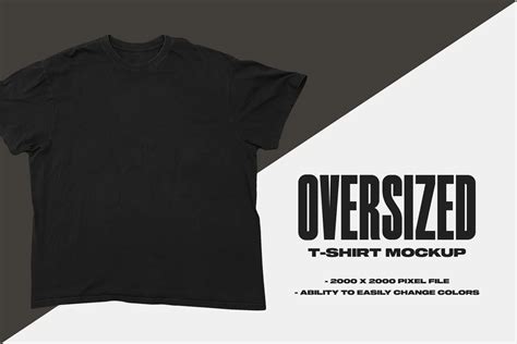 Oversized T Shirt Mockup Graphics Youworkforthem