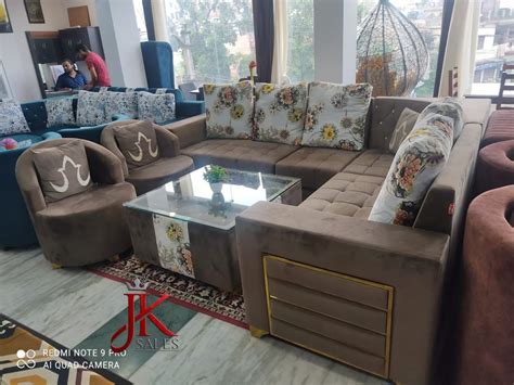 7 Seater Wooden L Shape Sofa Set Without Lounger At Rs 45000 Set In Ranchi