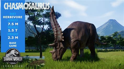 Chasmosaurus Jurassic World Evolution Youtube