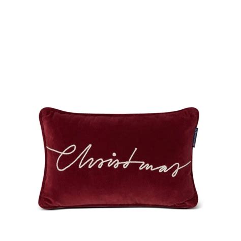 Christmas Velvet Pillow X Red Tyyny Oliva Sisustusliike