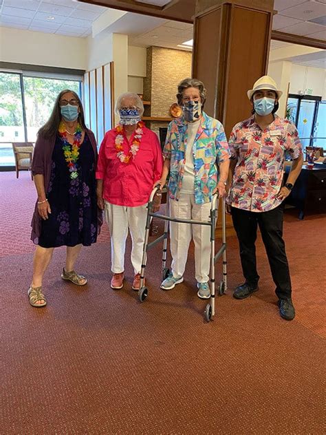 Residents And Staff At The Tamalpais Celebrate Sequoia Spirit Day With