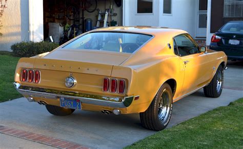 Special Yellow 1969 Ford Mustang Fastback Photo