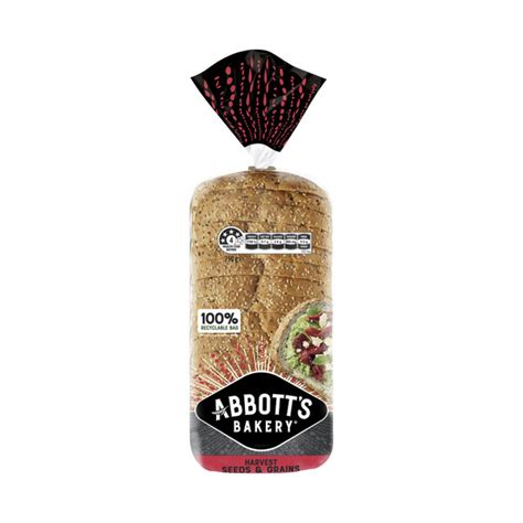 Buy Abbott S Bakery Harvest Seeds And Grain Bread 750g Coles