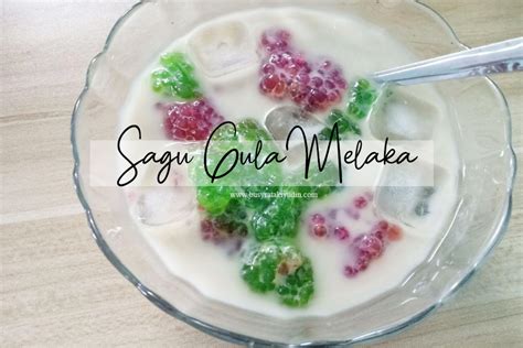 Resepi Sagu Gula Melaka