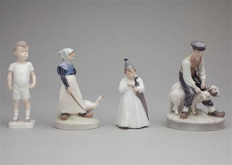 Parti Figuriner St Porslin Royal Copenhagen Samt Bing Gr Ndahl