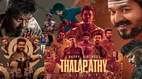 Thalapathy Vijay Birthday Mashup Status 2024 L Happy Birthday