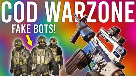 Pretending To Be Bots In Cod Warzone To Get Easy Lobbies Youtube