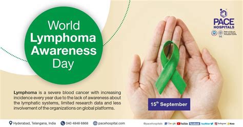 World Lymphoma Awareness Day 15th September Theme Importance