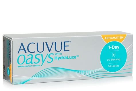 Acuvue Oasys Day With Hydraluxe For Astigmatism Lenses Lentiamo