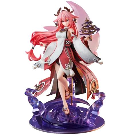 24CM GENSHIN IMPACT Yae Miko Anime Sexy Girl Figurine PVC Statue Model